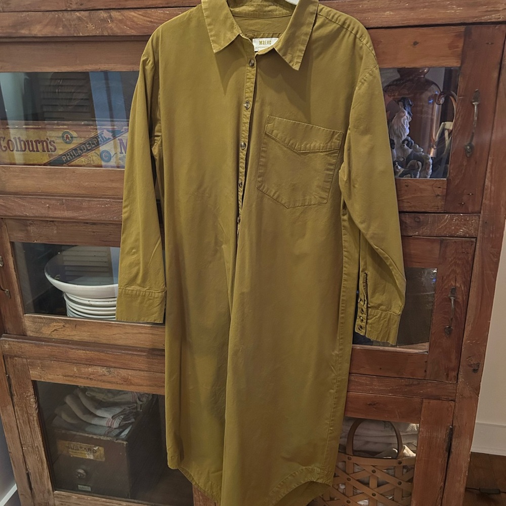 The Soren Shirtdress by Maeve for Anthropologie Medium